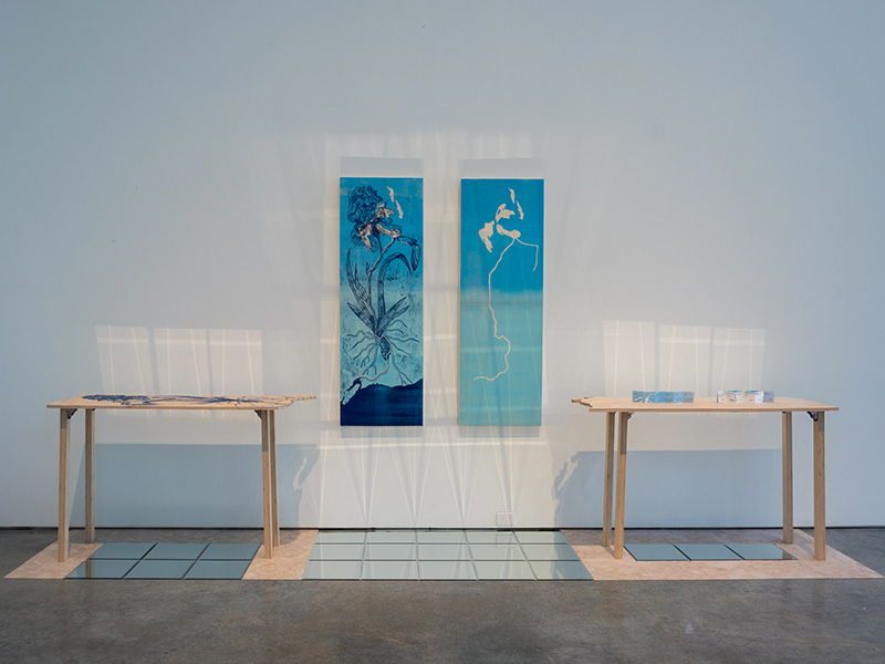 asian american artists women of color installation art printmaking relief woodcut