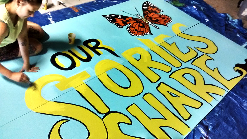 Mural Art about Migration