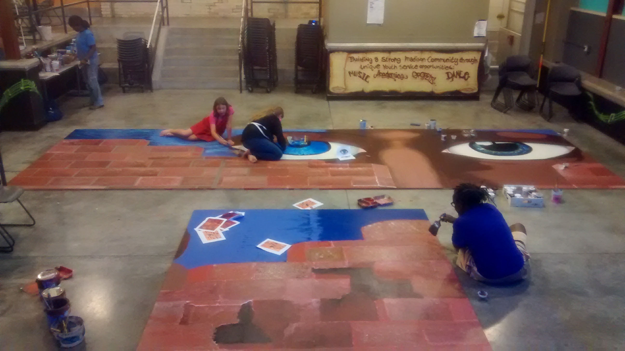 Overview of Mural Art about Violence and Teen Suicide