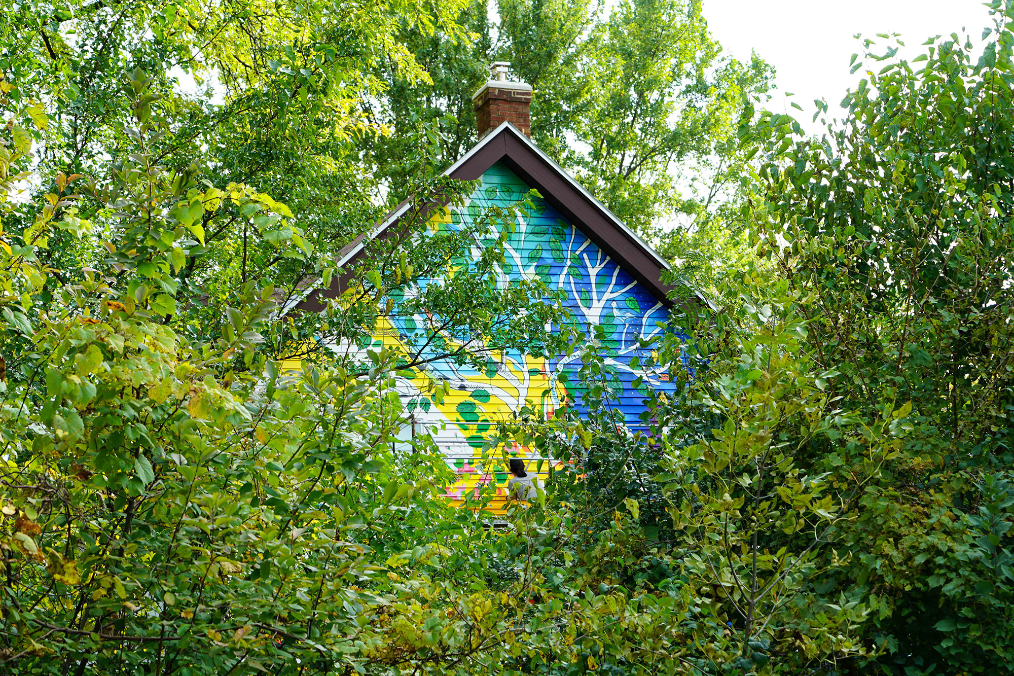 Rest and Rejuvenation Exterior House Mural