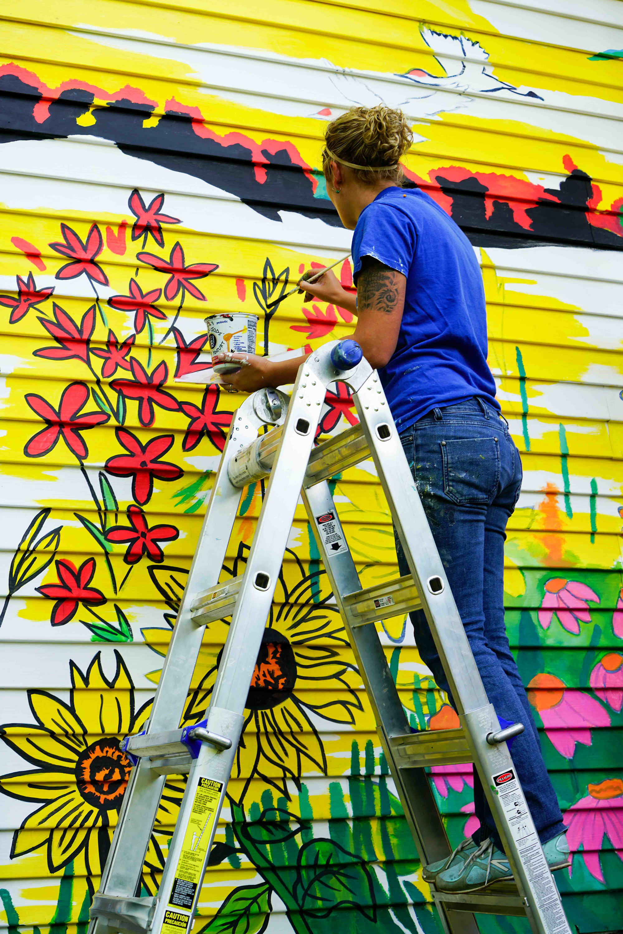 Rest and Rejuvenation Exterior House Mural