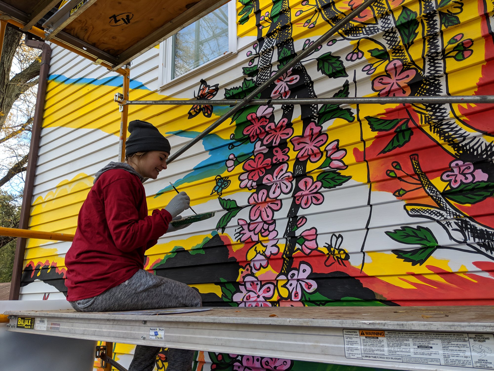 Rest and Rejuvenation Exterior House Mural