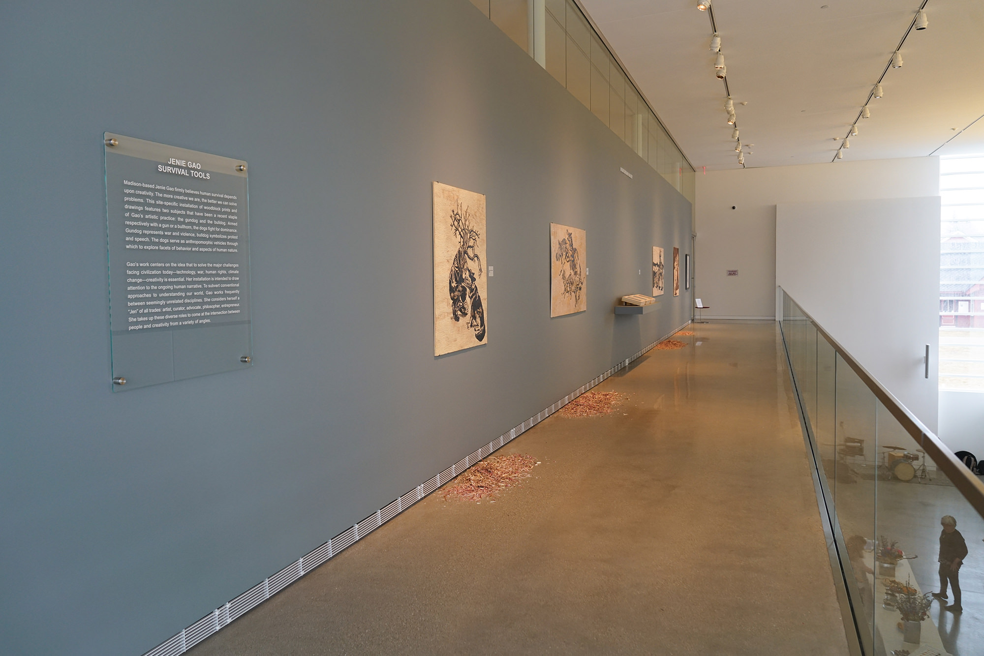 Survival Tools - Museum of Wisconsin Art - Woodcut Gundog