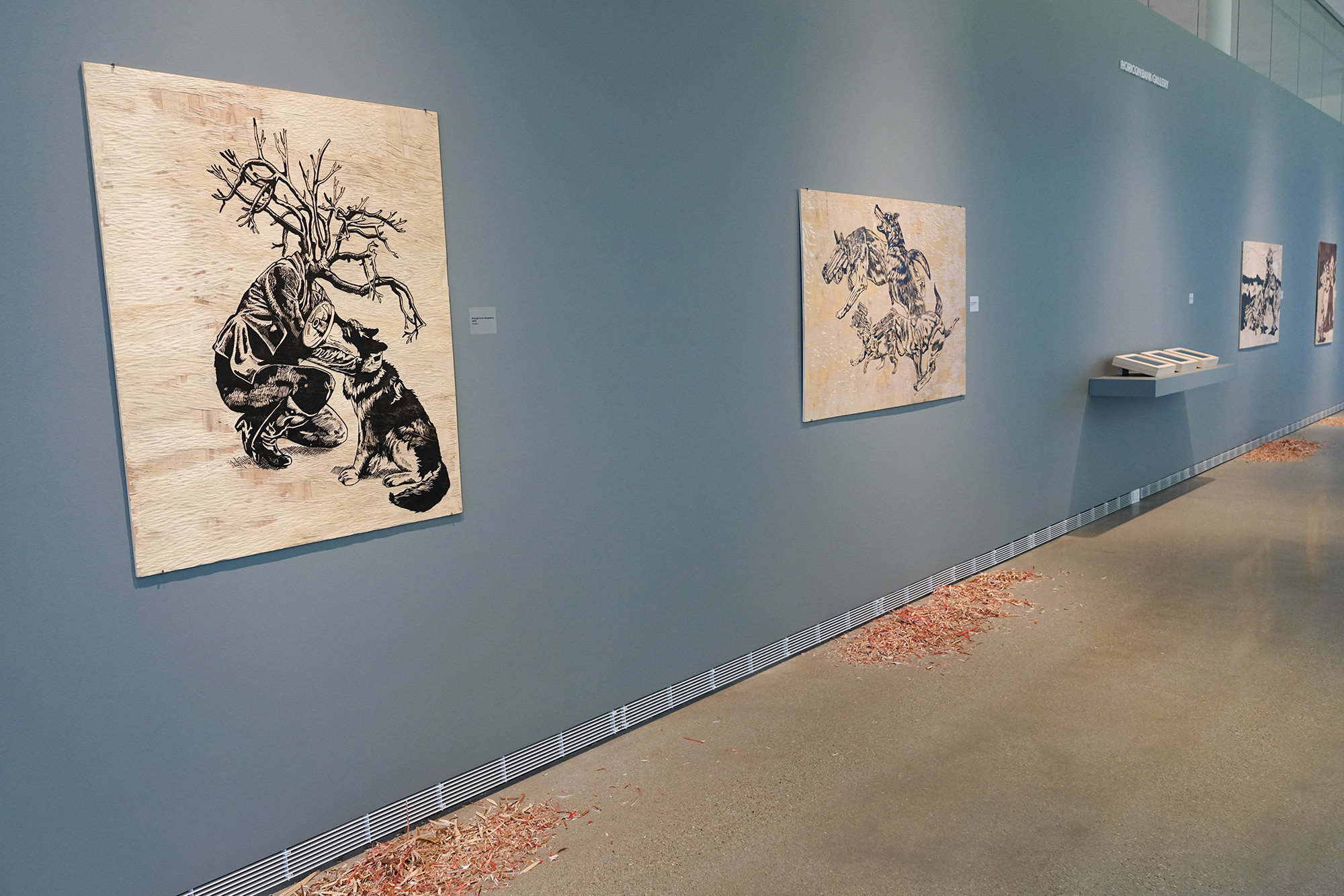 Survival Tools - Museum of Wisconsin Art - Woodcut Gundog 2