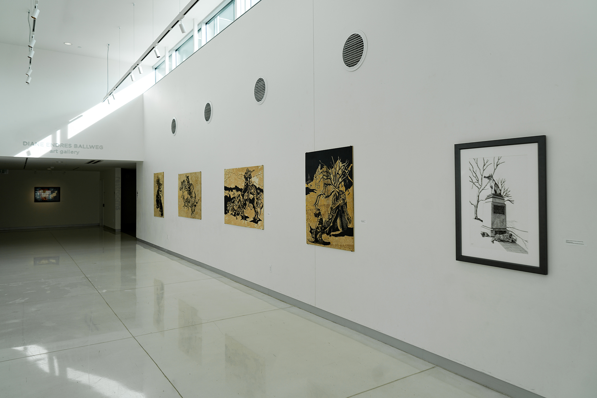 woodcut printmaking large-scale art
