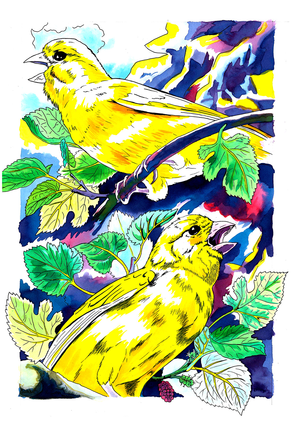 Keep Singing Illustrated Poster Support Artists