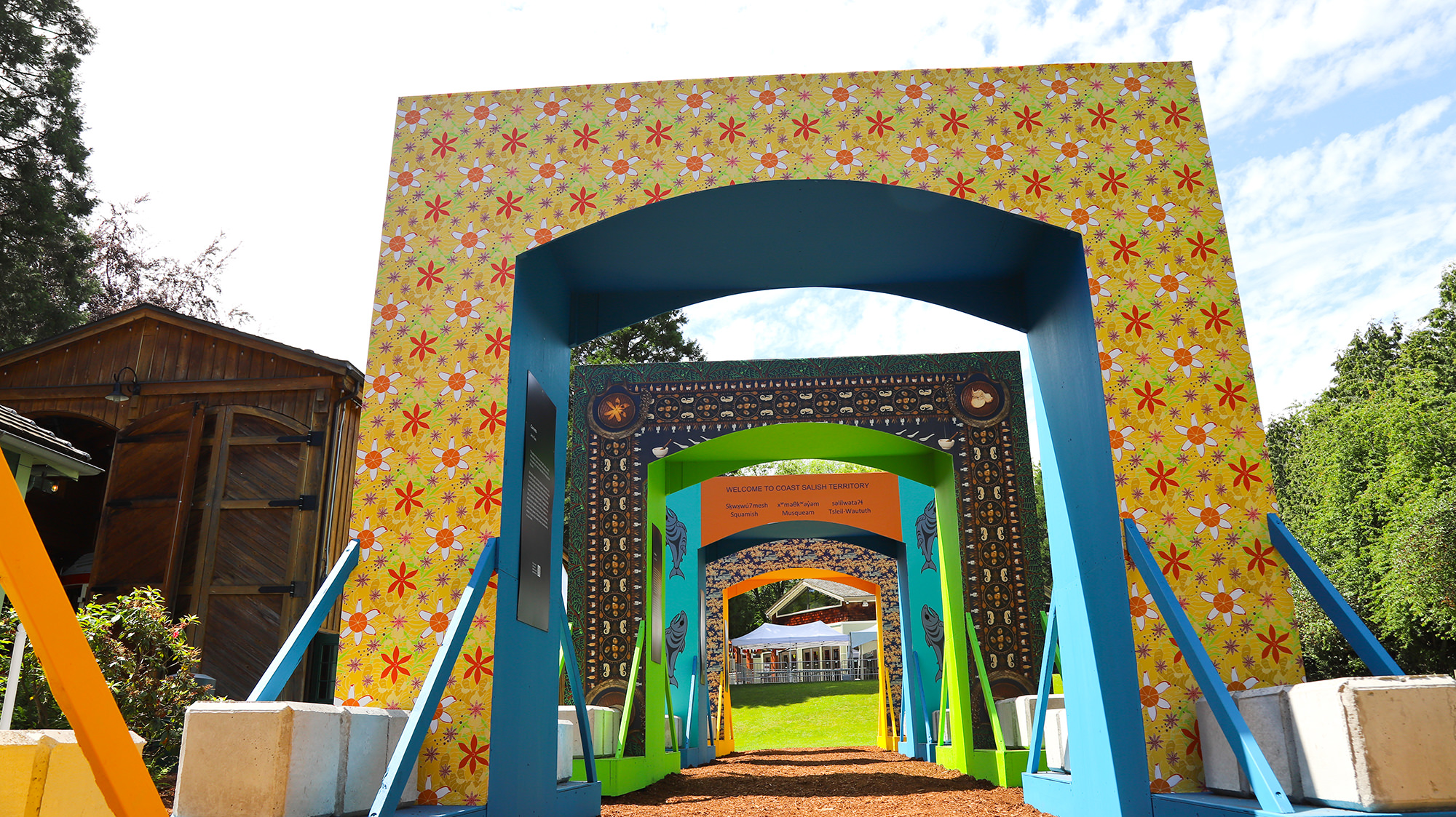Burnaby Village Museum Public Art Commission Arches