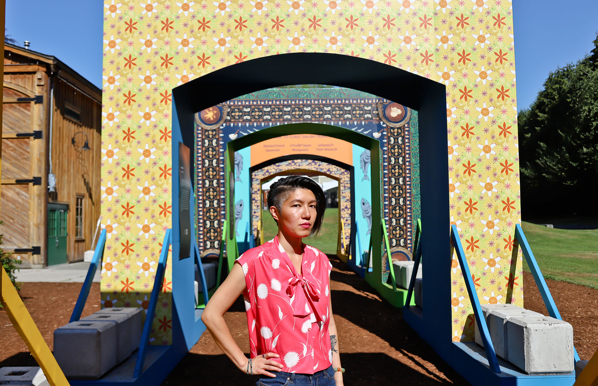 Burnaby Village Museum Public Art Commission Arches