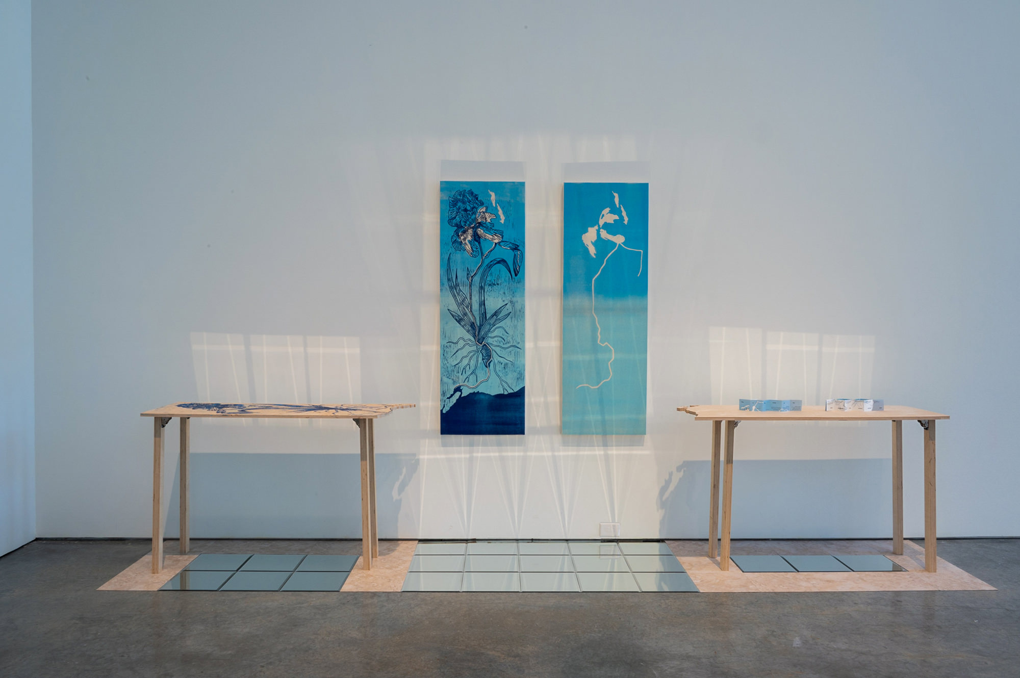 woodcut printmaking relief print installation interdisciplinary asian american women artists