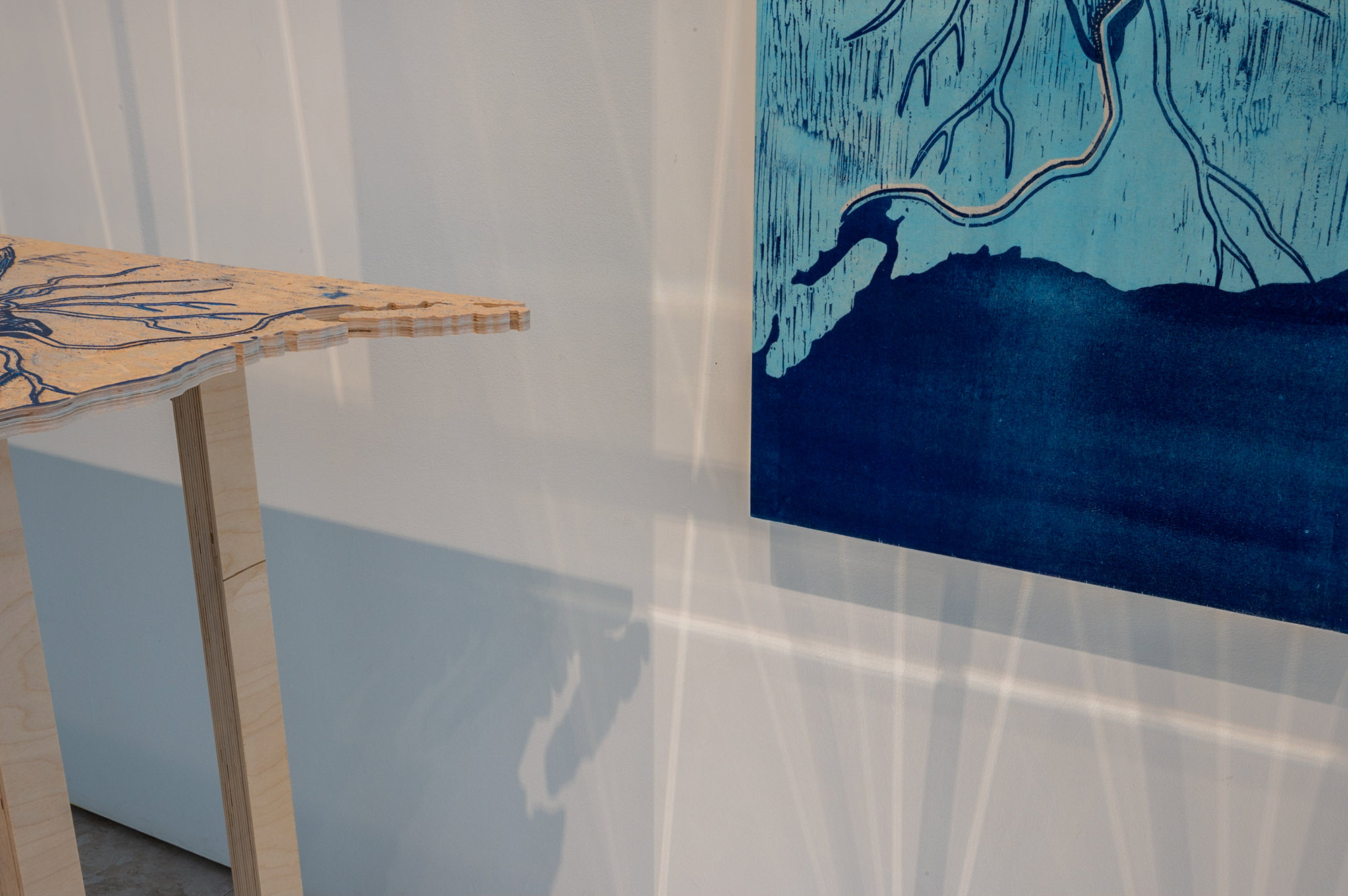 woodcut printmaking relief print installation interdisciplinary asian american women artists