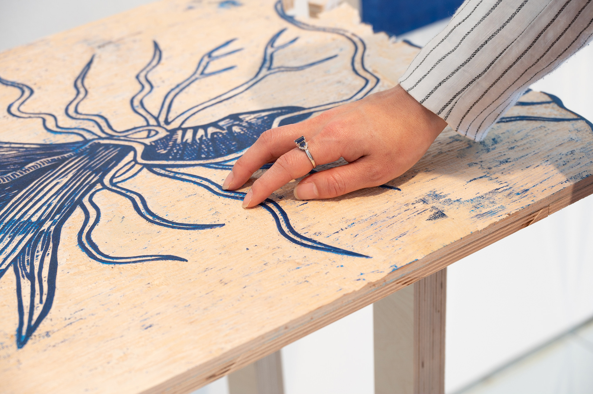 woodcut printmaking relief print installation interdisciplinary asian american women artists