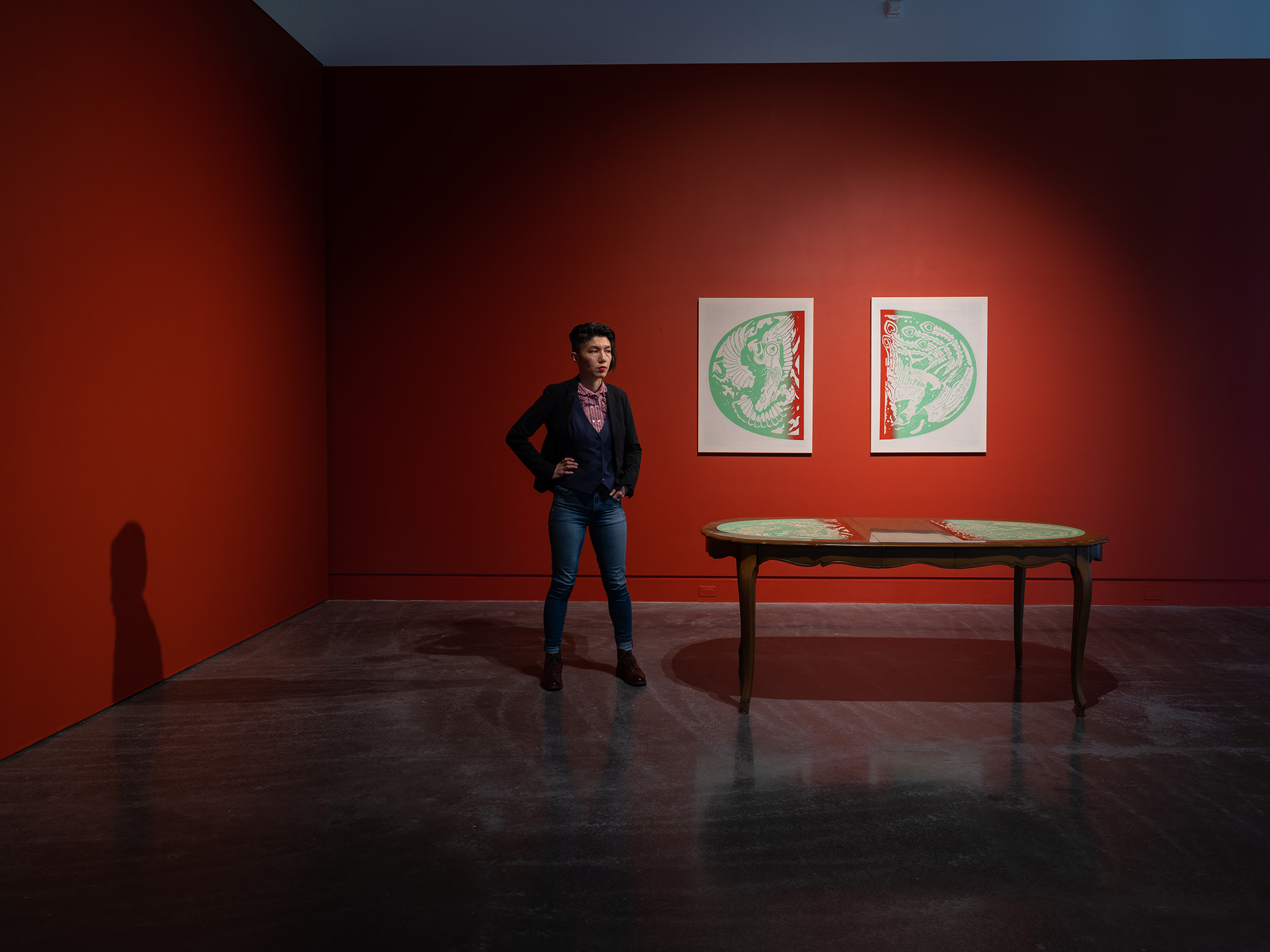 woodcut printmaking relief print installation interdisciplinary asian american women artists