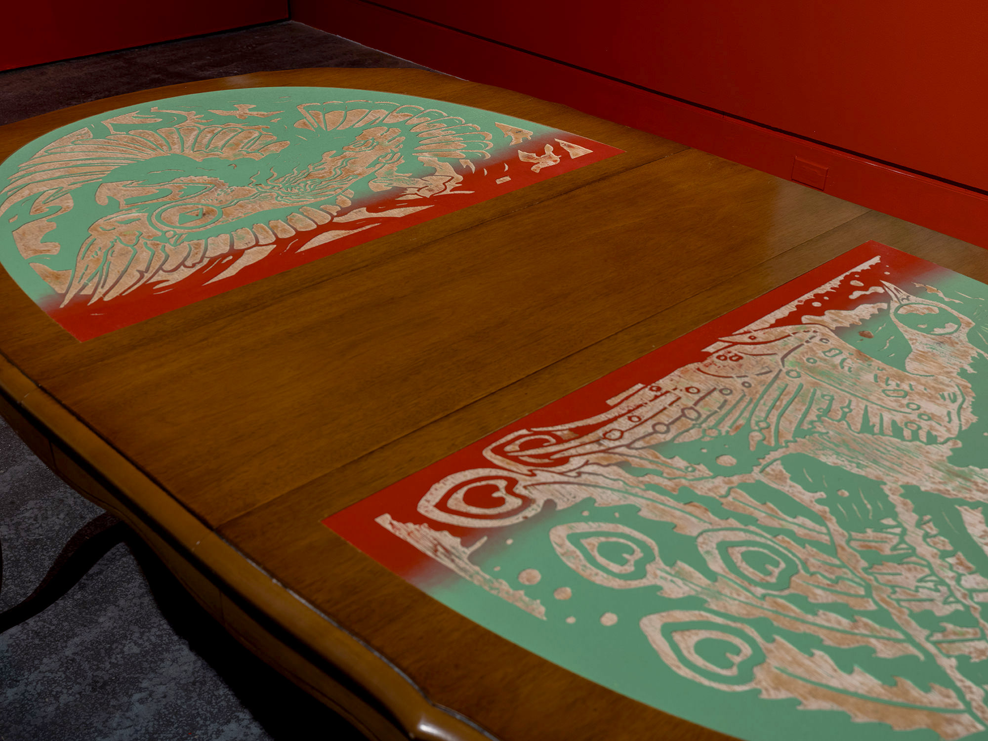 woodcut printmaking relief print installation interdisciplinary asian american women artists