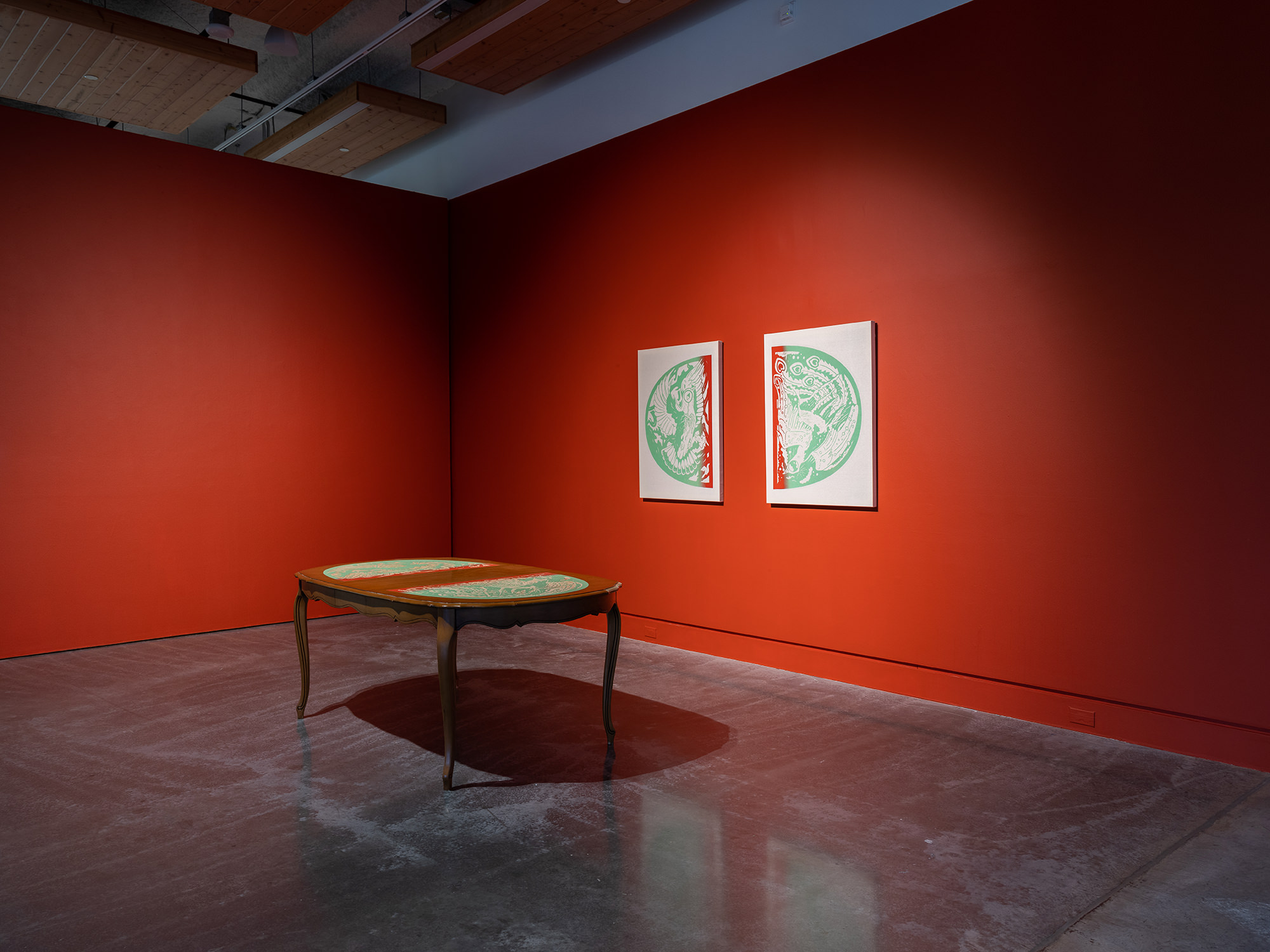 woodcut printmaking relief print installation interdisciplinary asian american women artists