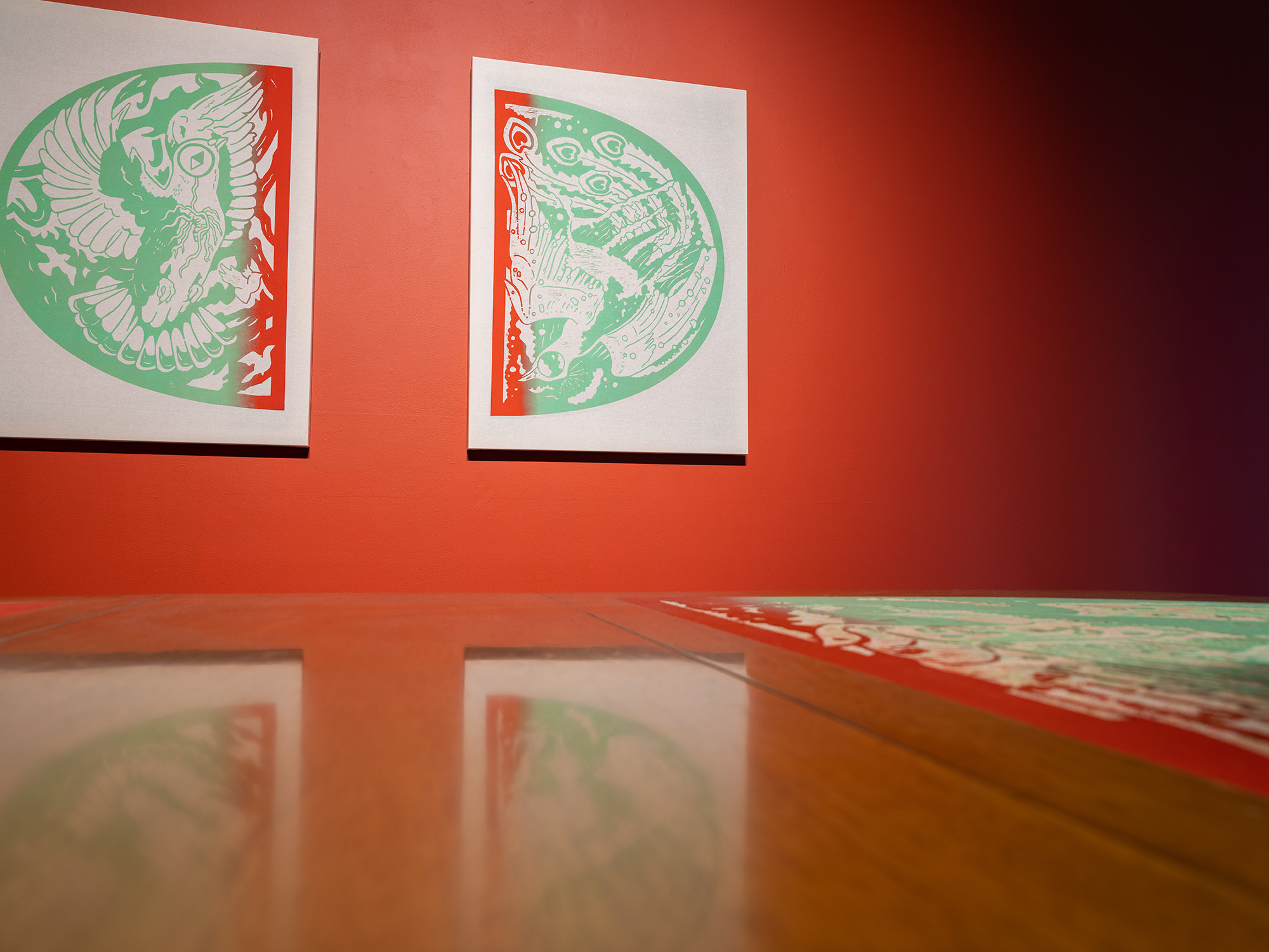 woodcut printmaking relief print installation interdisciplinary asian american women artists