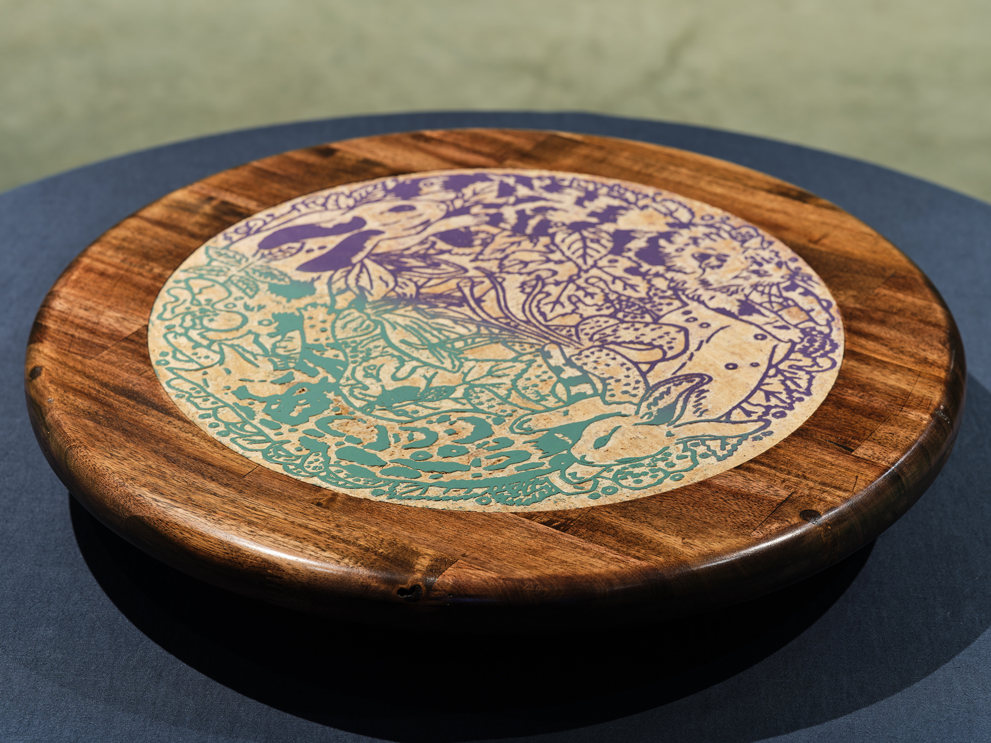 woodcut installation contemporary art gallery