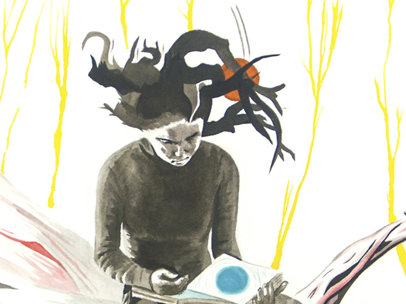 Ink Drawings About Identity And Reflection