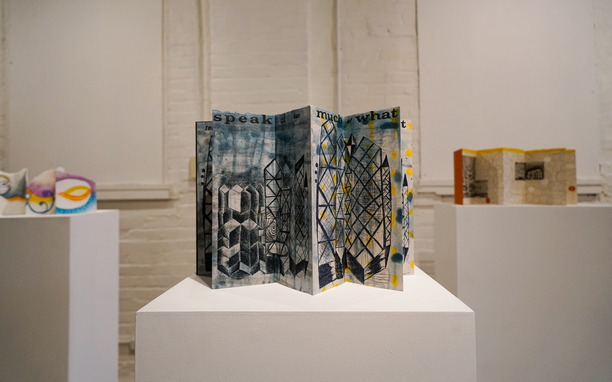 Contemporary art printmaking show in Madison Wisconsin