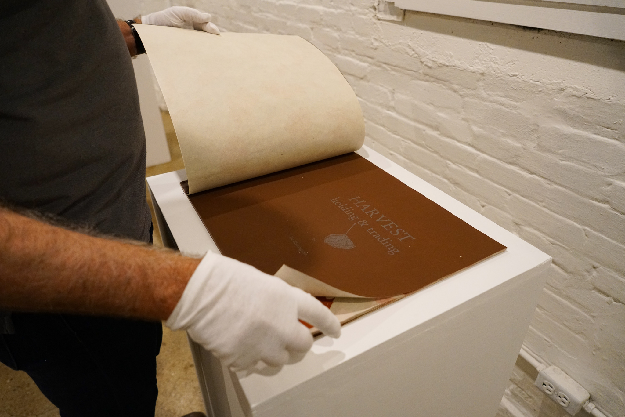 Artist book printmaking show