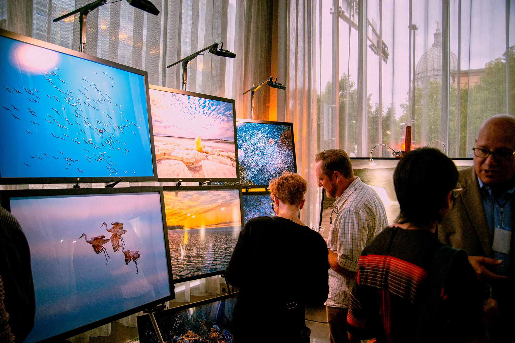 Photo show networking cocktail hour AC Hotel Madison Wisconsin