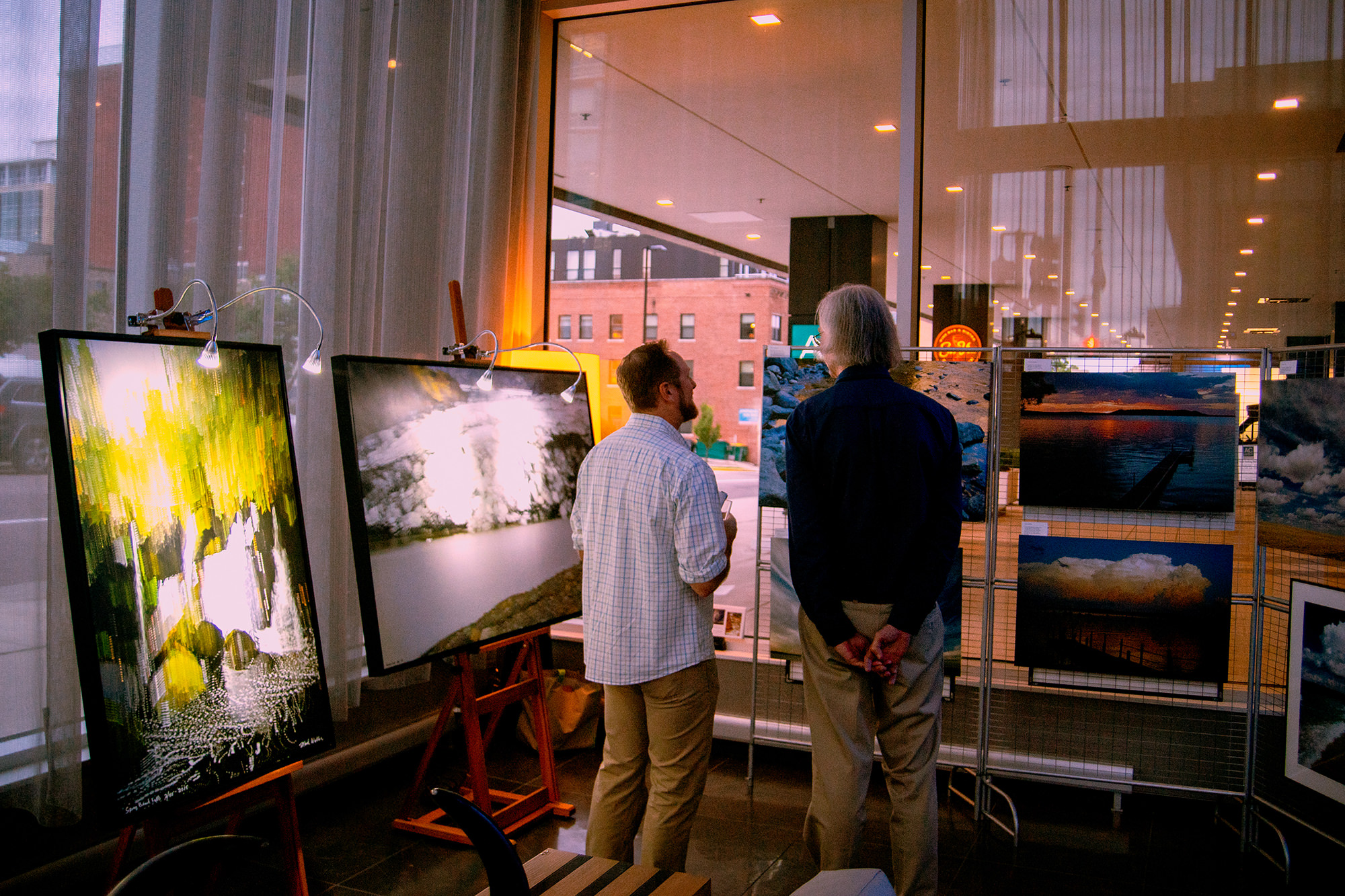 Photo show networking cocktail hour AC Hotel Madison Wisconsin