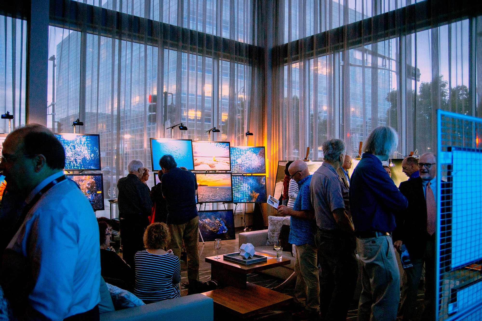 Photo show networking cocktail hour AC Hotel Madison Wisconsin