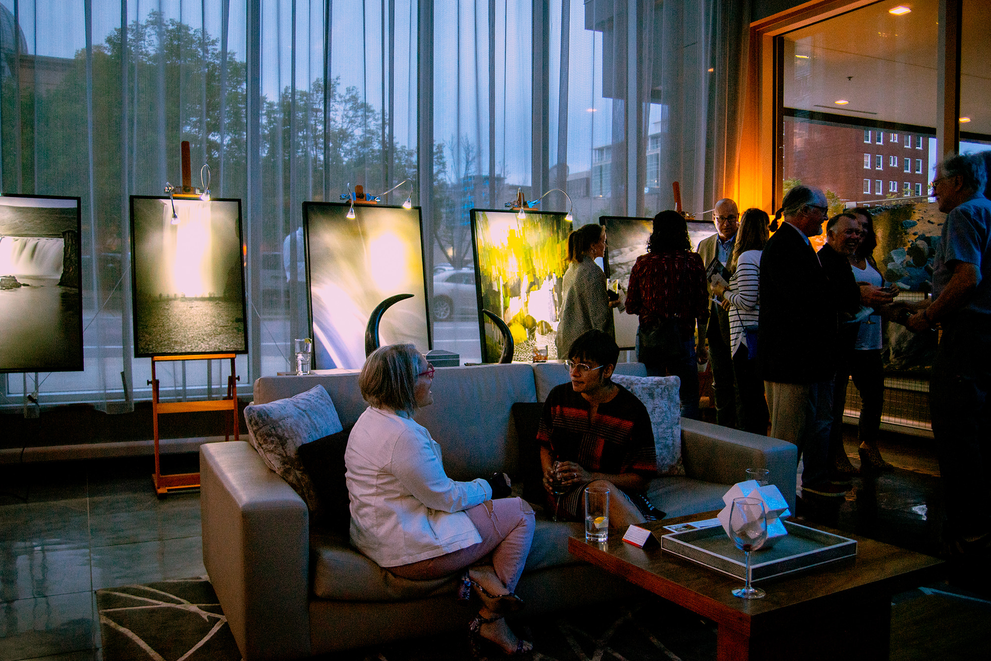 Photo show networking cocktail hour AC Hotel Madison Wisconsin