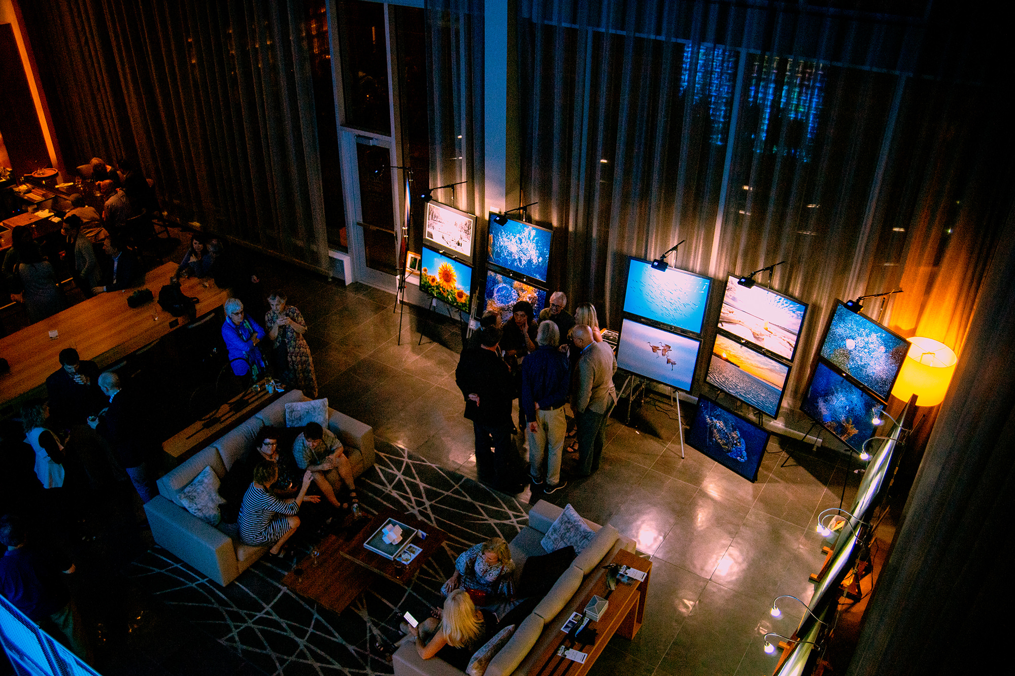 Photo show networking cocktail hour AC Hotel Madison Wisconsin