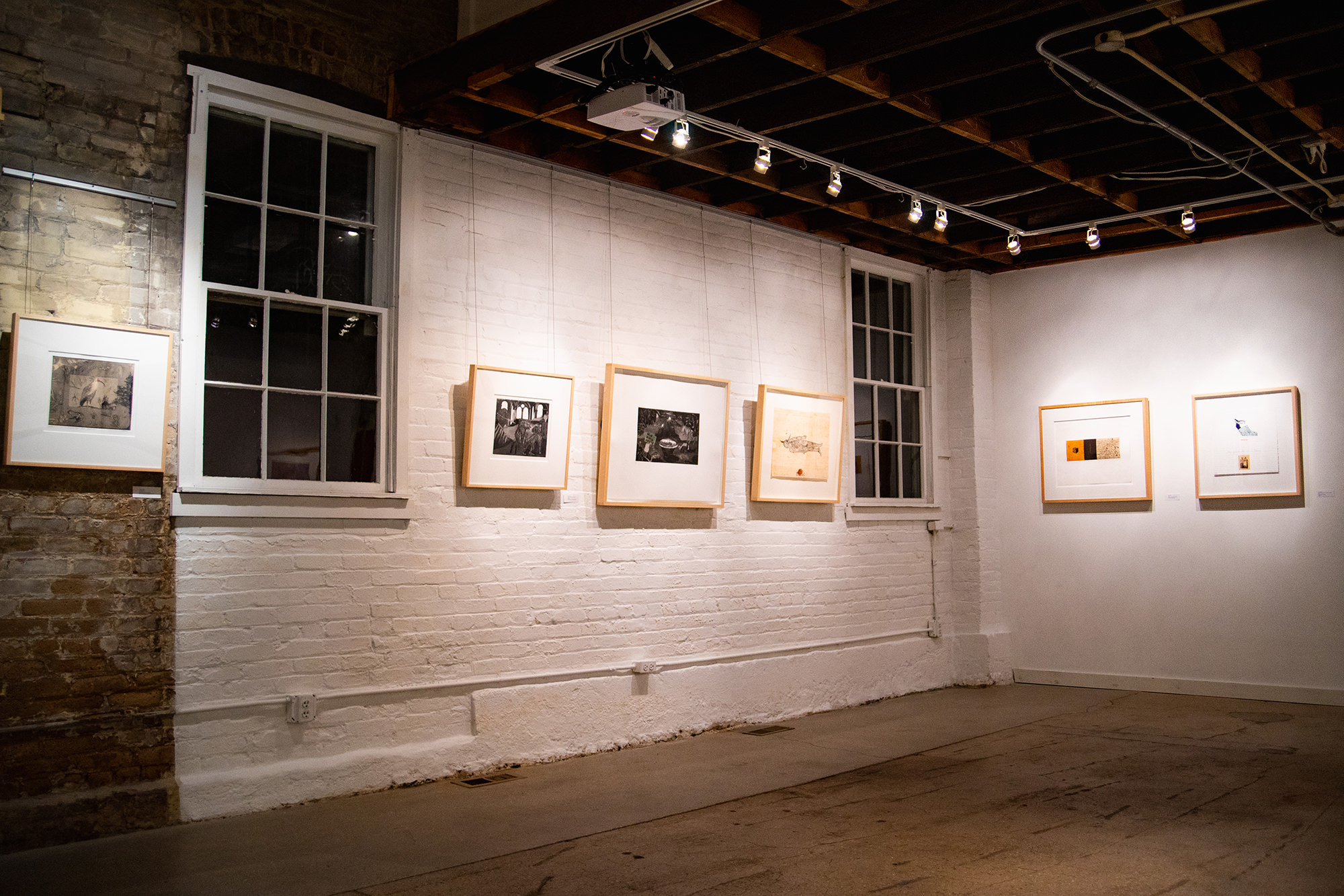 Contemporary art printmaking show in Madison Wisconsin