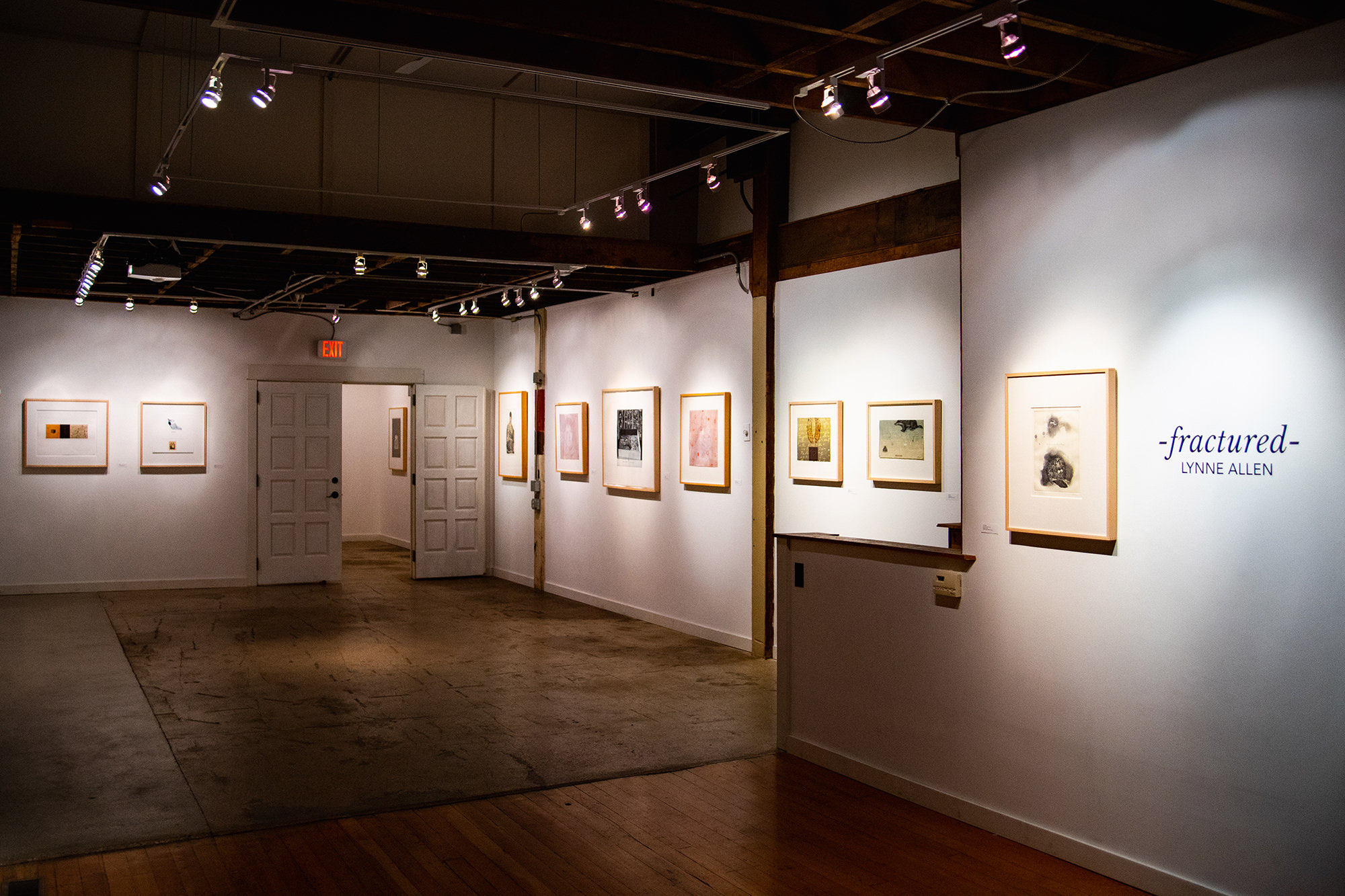 Artist book printmaking show