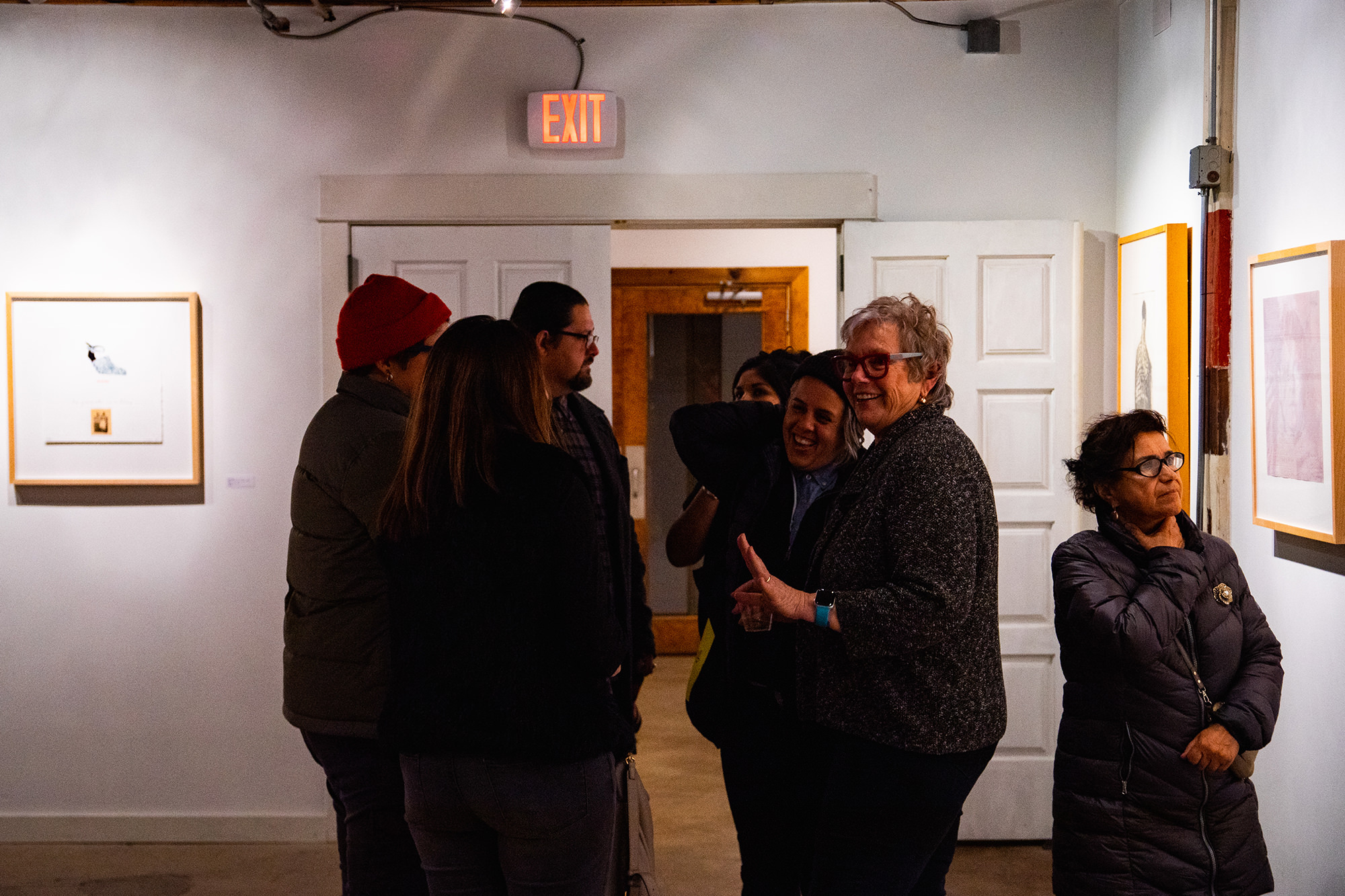 Contemporary printmaking show Lynne Allen