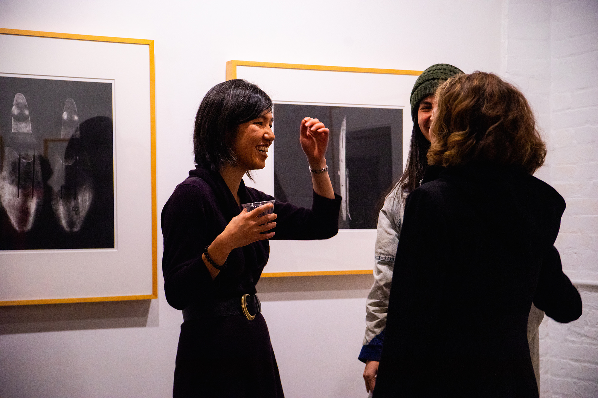 Gallery shot printmaking show Art Lit Lab Madison WI