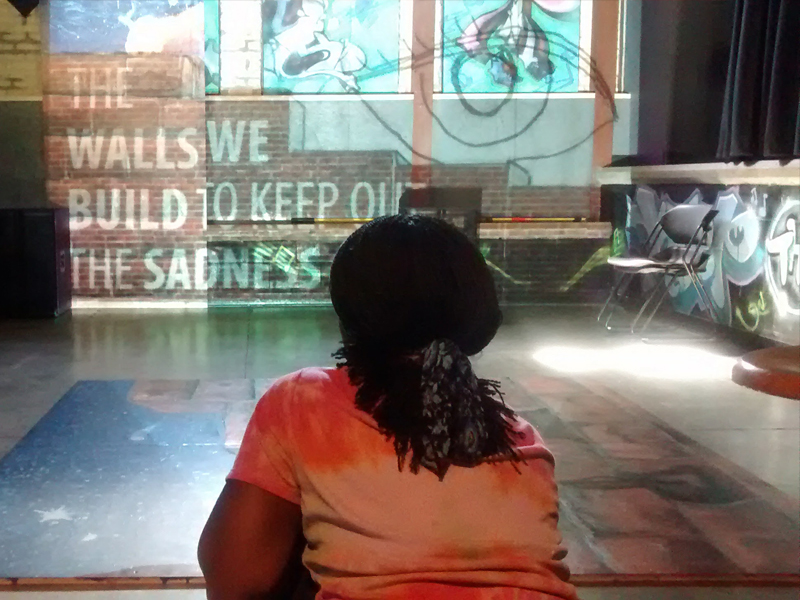 Mural Art About Violence And Teen Suicide