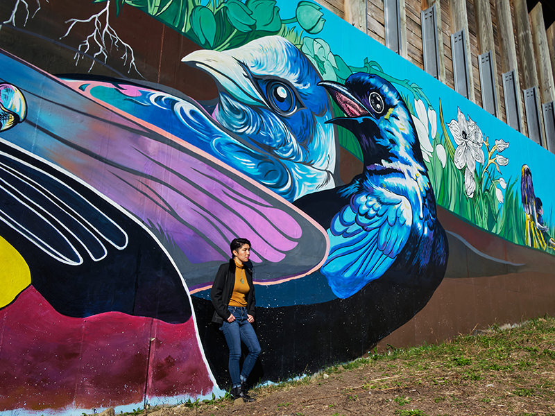 Mural Art About Prairies