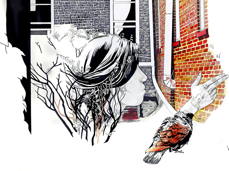 Ink Drawings About Leverage