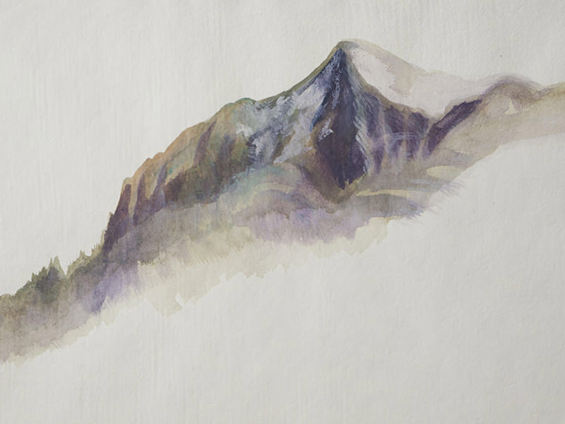 Ink Drawings From Art Residency in Chile